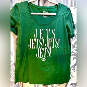 EUC Nike‎ NY Jets Forest Green Athletic Tee Size XL